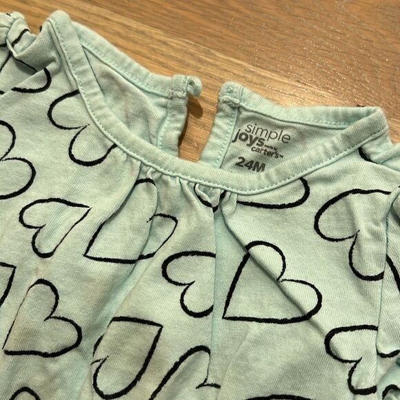 Carters short sleeve rompers 24M - Picture 3 of 3